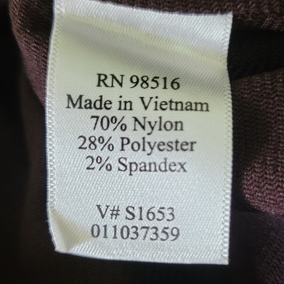 Final Price Drop - EUC Coldwater Creek Brown Lace Sleeveless Top Size L - Picture 4 of 6